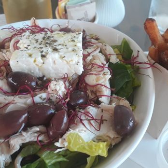Psomi - Salad with seasoned fries - Bakeries Near Me - Tampa, Florida