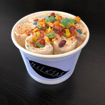 Milk Jar Cafe - Unicorn Poop - fruity pebbles & caramel - Ice Cream & Frozen Yogurt Near Me - Cincinnati, Ohio Milk Jar Cafe - Unicorn Poop - fruity pebbles & caramel - Ice Cream & Frozen Yogurt Near Me - Cincinnati, Ohio