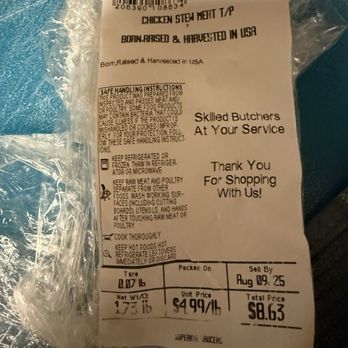 Superior Grocers - Purchase date was yesterday August 7th 2025 - Grocery Near Me - Tulare, California Superior Grocers - Purchase date was yesterday August 7th 2025 - Grocery Near Me - Tulare, California