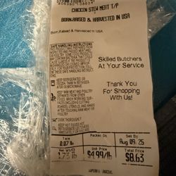 Superior Grocers - Purchase date was yesterday August 7th 2025