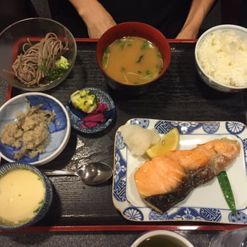 Yohei Sushi Restaurant - Salmon Complete Dinner - Sushi Bars Near Me - Honolulu, Hawaii Yohei Sushi Restaurant - Salmon Complete Dinner - Sushi Bars Near Me - Honolulu, Hawaii