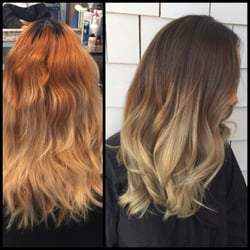 Crystal J Beauty - Left picture was from my previous hairdresser and the right picture is from Crystal. Couldn't be happier with the results.