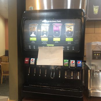 Panera Bread - OUT OF ORDER, ok is the machine out of order? No just the ICE, she said do you want ice? Well yes we do please - Sandwiches Near Me - Cedar Hill, Texas