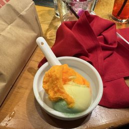 Rainbow Sherbet Ice Cream
