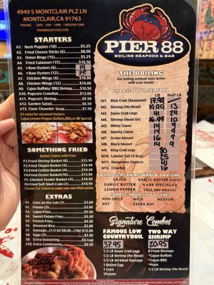 Menu photo 5 Pier 88 Boiling Seafood & Bar - Montclair Montclair, CA