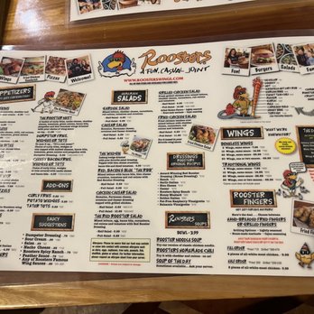 Roosters - Menu - Chicken Wings Near Me - Louisville, Kentucky Roosters - Menu - Chicken Wings Near Me - Louisville, Kentucky