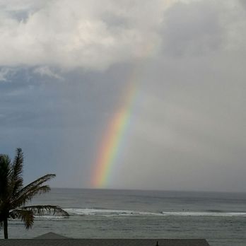 Kahana Bay Beach - First time in 3 years that I've been living here that I see the raimbow over the Lanai... - Beaches Near Me - Kahana, Hawaii Kahana Bay Beach - First time in 3 years that I've been living here that I see the raimbow over the Lanai... - Beaches Near Me - Kahana, Hawaii