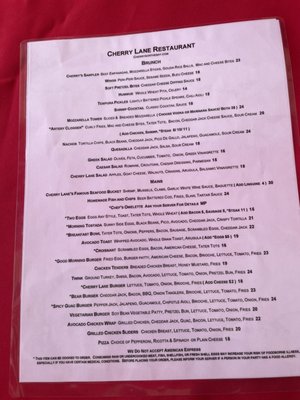 Menu photo 3 Cherry's On the Bay Cherry Grove, NY