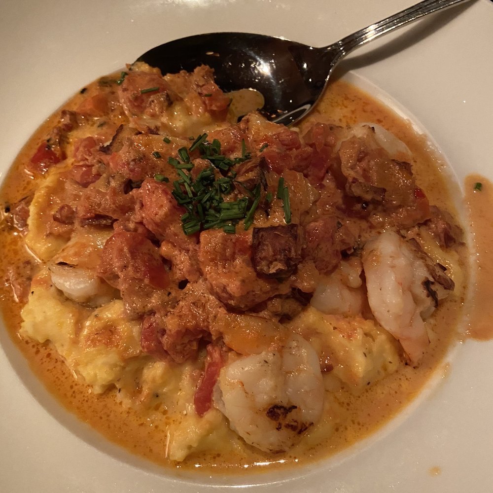 Seasons 52 - Wood-Grilled Shrimp and Grits - New American Near Me - Schaumburg, Illinois Seasons 52 - Wood-Grilled Shrimp and Grits - New American Near Me - Schaumburg, Illinois