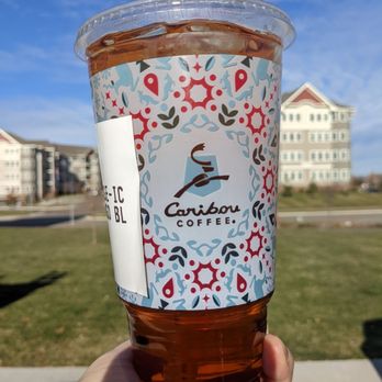 Caribou Coffee - Extra large iced mango black tea - Coffee & Tea Near Me - Eagan, Minnesota