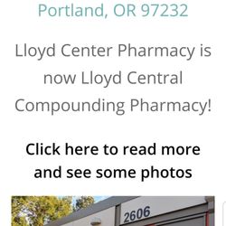 Lloyd Central Compounding Pharmacy - New name and address