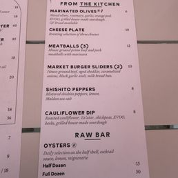 Happy hour menu Happy hour menu