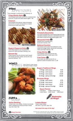 Menu photo 5 Bugsy's Italian Cuisine Massillon, OH Menu photo 5 Bugsy's Italian Cuisine Massillon, OH