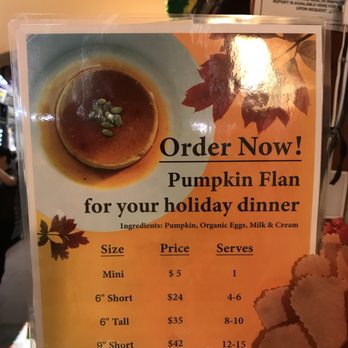 Casa De Chocolates - Pumpkin flan for the holidays! - Chocolatiers & Shops Near Me - Berkeley, California