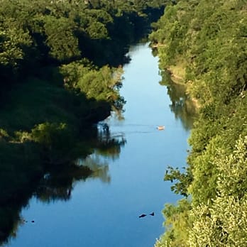 Regency Bridge - can you see the deer crossing the river? - Landmarks & Historical Buildings Near Me - Mullin, Texas