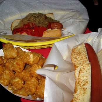 Dog Haus - Pasadena - Regular Dog (snap), Chicken Fiesta, tater tots - New American Near Me - Pasadena, California Dog Haus - Pasadena - Regular Dog (snap), Chicken Fiesta, tater tots - New American Near Me - Pasadena, California