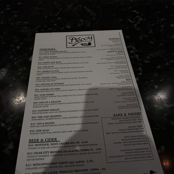 Decoy - Menu - Chinese Near Me - New York, New York