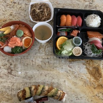 Sushi in the Box - Chirashi bowl, bento, and dragon roll - Sushi Bars Near Me - Arcadia, California