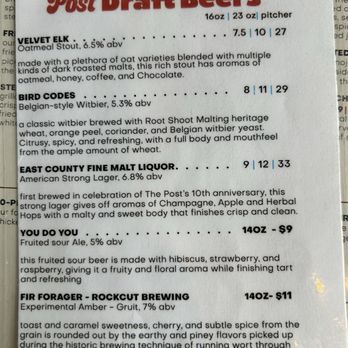 The Post Mountain House Estes Park - Draft Beer List - Chicken Shop Near Me - Estes Park, Colorado The Post Mountain House Estes Park - Draft Beer List - Chicken Shop Near Me - Estes Park, Colorado