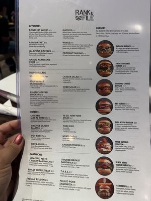 Menu photo 1 RANK & FILE El Cajon, CA Menu photo 1 RANK & FILE El Cajon, CA