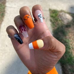 Halloween hand painted
