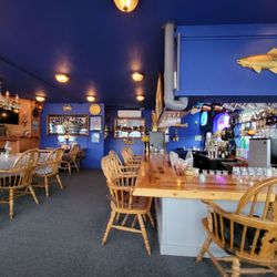 Big Fish Cafe & Dinner House - Dining area and bar.