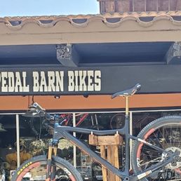 The front sign of the store