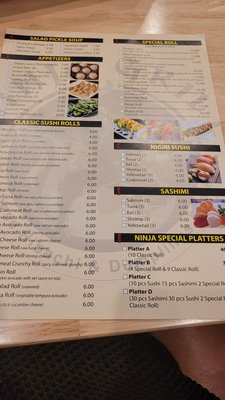 Menu photo 1 Ninja Grill Plano, TX