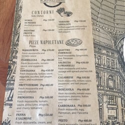 D'ursi Pizza - Menu of d'ursi pizza
