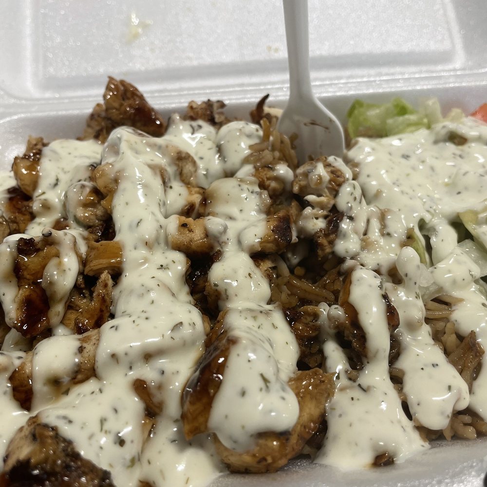 Grilled chicken, rice, salad Grilled chicken, rice, salad