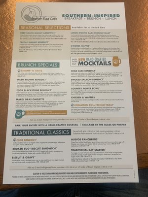 Menu photo 1 Another Broken Egg Cafe Tuscaloosa, AL