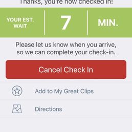 Checked in online. Arrived when the app still show 7 mins to wait, but turns out they already closed. That's ridiculers.