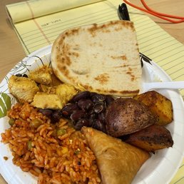 a plate of food a plate of food