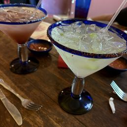 Cucumber Mint Margarita and Purple Cadillac Cucumber Mint Margarita and Purple Cadillac