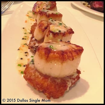 Grace - Scallops over Potato Pancakes - New American Near Me - Fort Worth, Texas Grace - Scallops over Potato Pancakes - New American Near Me - Fort Worth, Texas