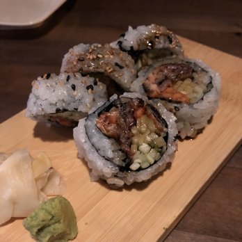 Miyabi - Salmon Skin Rolls with Eel Sauce - Japanese Near Me - Excelsior, Minnesota Miyabi - Salmon Skin Rolls with Eel Sauce - Japanese Near Me - Excelsior, Minnesota