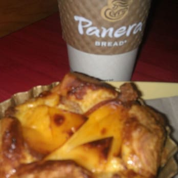 Panera Bread - Sausage and gouda soufle and chai latte - Sandwiches Near Me - Pasadena, California