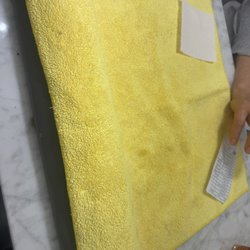 Cleaning cloth not a towel. That's what they use