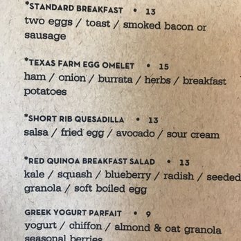 Geraldine's - Menu January 2019 - New American Near Me - Austin, Texas