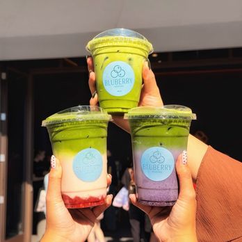 Bluberry Social - Double Matcha, Strawberry Matcha, Blueberry Matcha (Instagram: foodwithbros) - Breakfast & Brunch Near Me - Irvine, California Bluberry Social - Double Matcha, Strawberry Matcha, Blueberry Matcha (Instagram: foodwithbros) - Breakfast & Brunch Near Me - Irvine, California