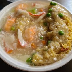 China King - Shrimp with Lobster sauce lunch special size 5.55 plus tax as of 10/25/20 super delicious and fresh. Must try.