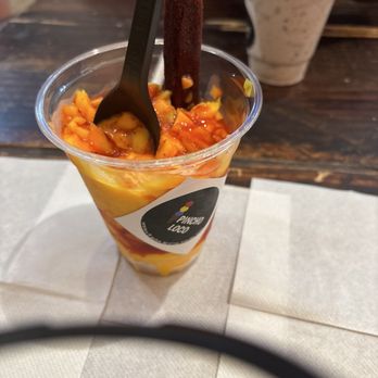 Pincho Loco - Mango tango sorbet with tajin - Desserts Near Me - Durham, North Carolina