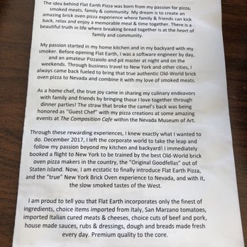 Flat Earth Pizza - Pizza Near Me - Carson City, Nevada