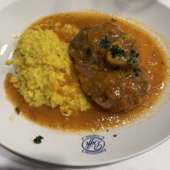 Biffi in Galleria - Osso Buco. The Rissoto was the highlight of the dish. If you need a place to wait out a thunderstorm it was ok - Italian Near Me - Milan, Michigan
