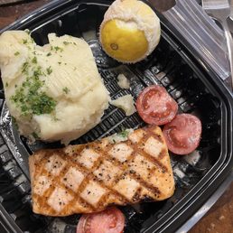 The salmon. The salmon.