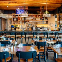 The Daily Catch - Indoor Dining Room and Bar at The Daily Catch Waterfront