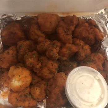 The Wing Boss - Vegan Cauliflower Wings (with mild red hot) - Chicken Wings Near Me - Houston, Texas