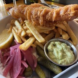 Fish and chips Fish and chips