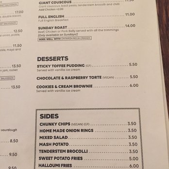St Christophers Inn - Menu 1 - Bars Near Me - London, XGL St Christophers Inn - Menu 1 - Bars Near Me - London, XGL