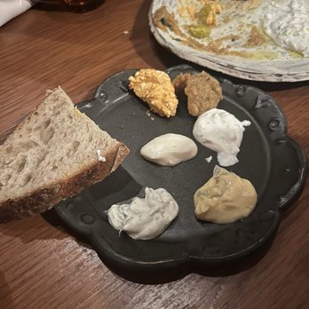 Bar Vlaha - All 6 Spreads (Served with Horiatiko Psomi) - Greek Near Me - Brookline, Massachusetts
